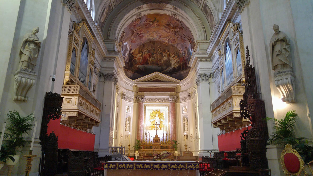 Presbiterio y ábside de la Catedral de Palermo