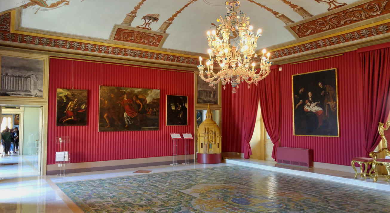 Palazzo Arcivescovile de Palermo - Sala Rossa