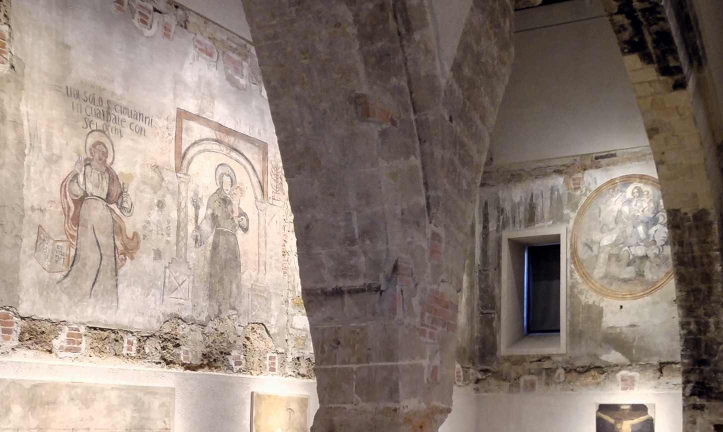 Museo de la Inquisición - grafitos al interior del palacio Chiaramonte