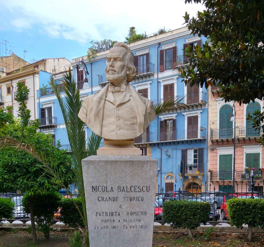 Villa Garibaldi - monumento de Nicolae Bălcescu