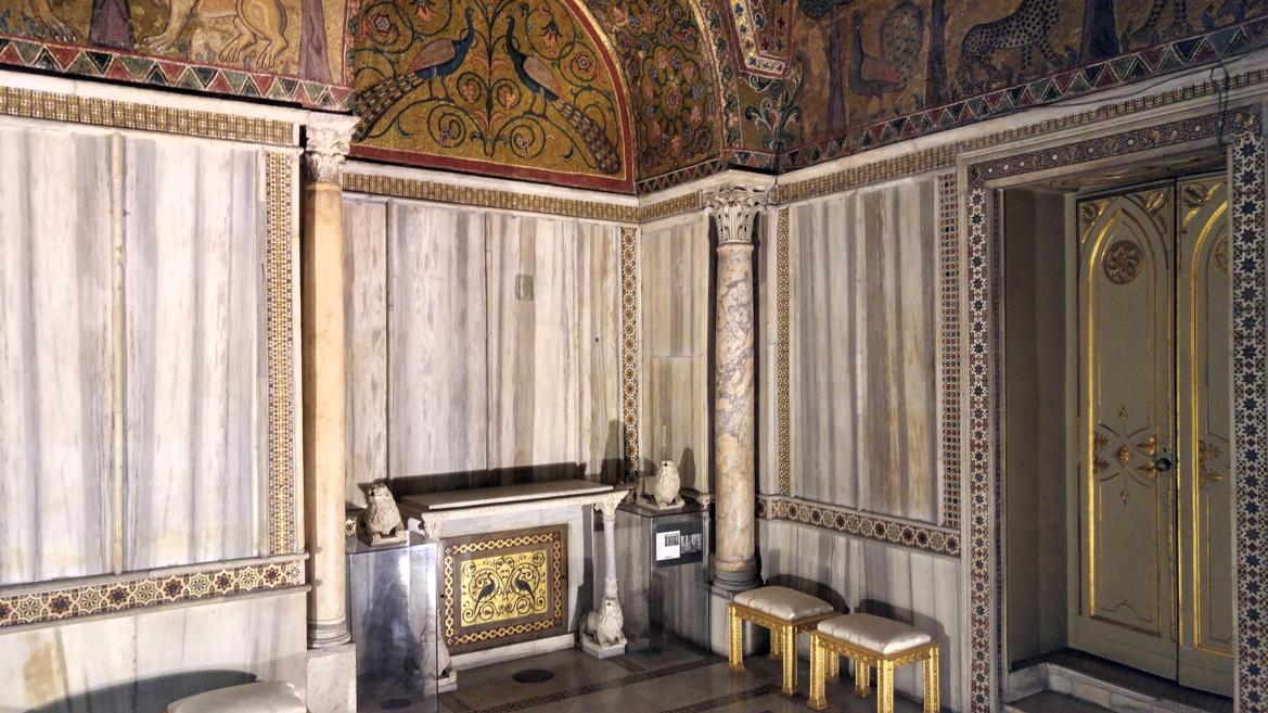 Palacio de los Normandos - Detalle de la Sala de Ruggero