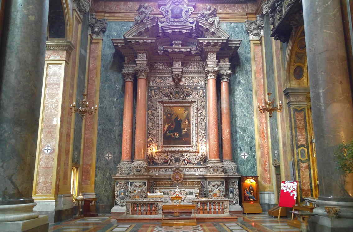 San Giuseppe dei Teatini - altar de San Cayetano de Thiene