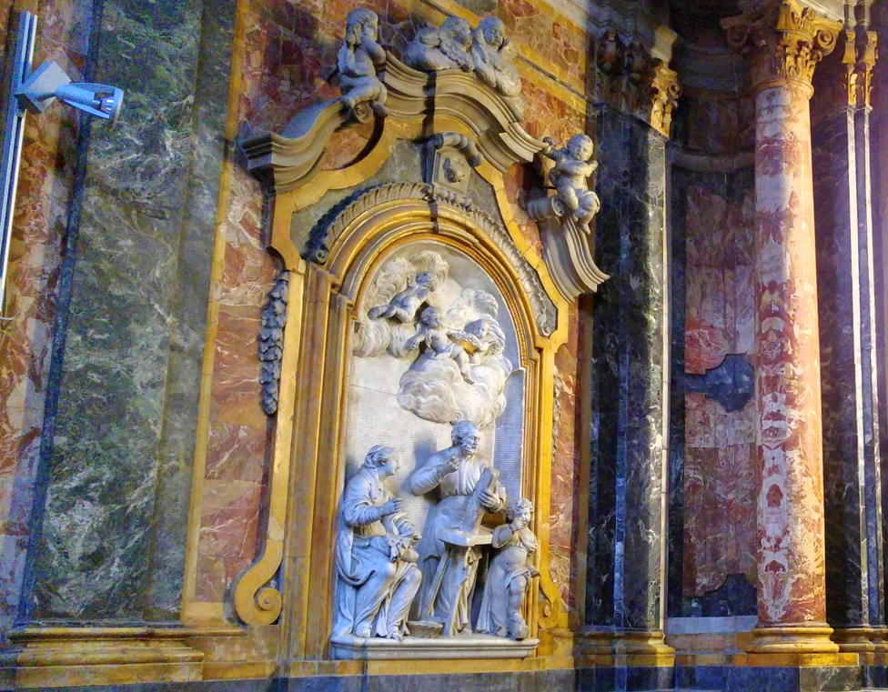 San Giuseppe dei Teatini - relieve Sagrada Familia