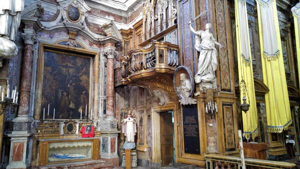 Iglesia de San Matteo al Cassaro - brazo izquierdo transepto