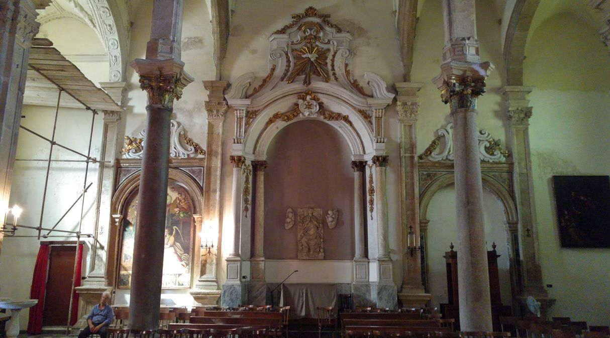 Santa Maria di Portosalvo - la contra-fachada
