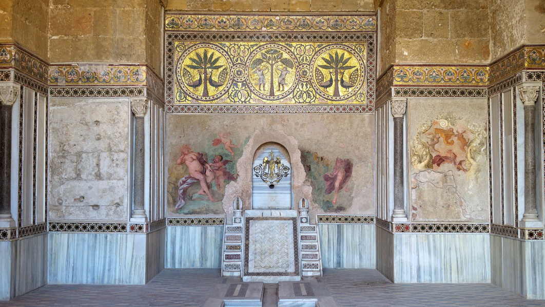 Palacio de la Zisa - Frescos barrocos