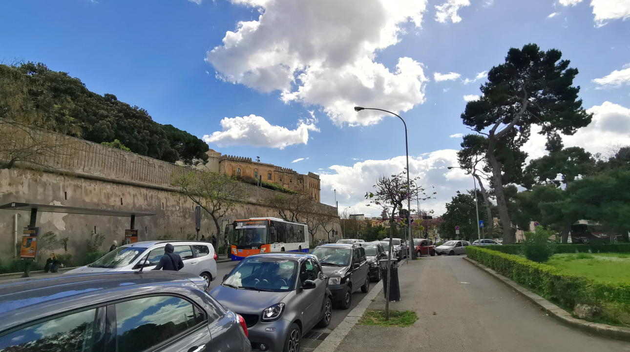 Zona oeste de Palermo - Parada bus Indipendenza-Palazzo Reale