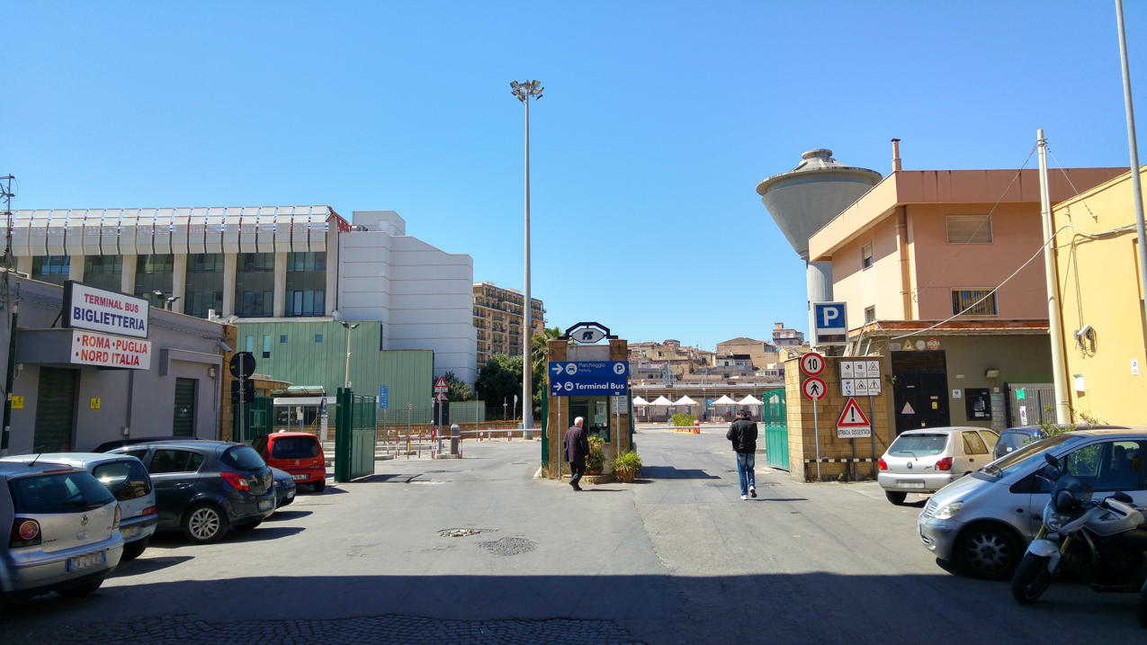Zona sur de Palermo - Acceso rodado terminal autobuses interurbanos
